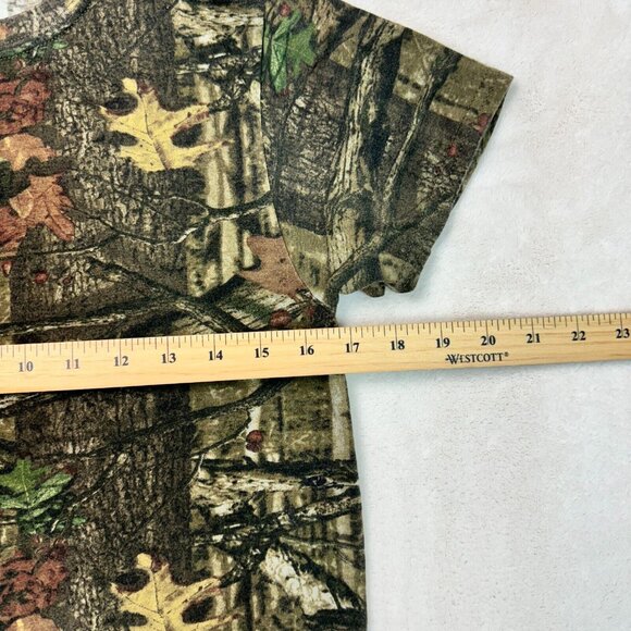 Mossy Oak T Shirt Tree Camouflage Camo Cotton Polyester Men's Size Small (34-36) - Picture 5 of 8